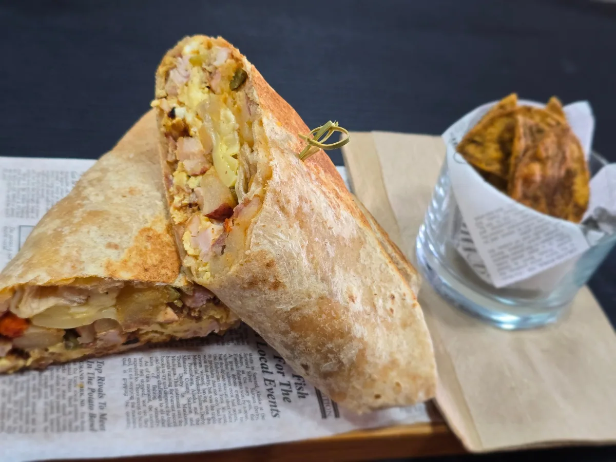 Wrap de Pollo de la Casa
